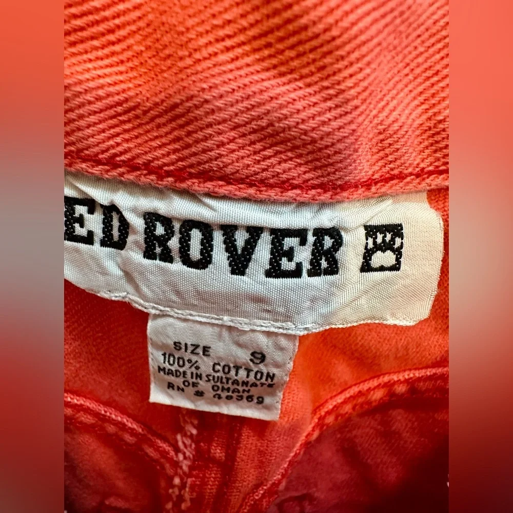 Red Rover Pink High Rise Mom Shorts 90’s Size 8